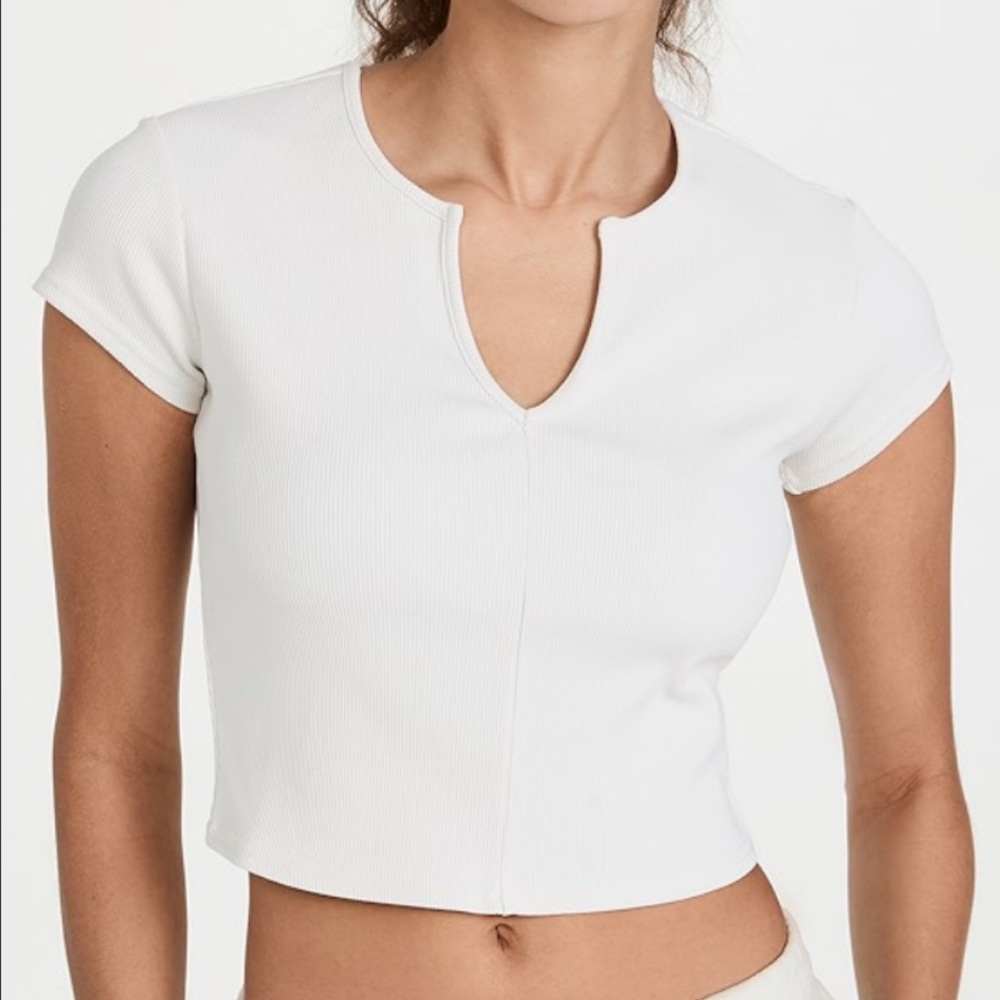 ALO Cropped Savvy Tee